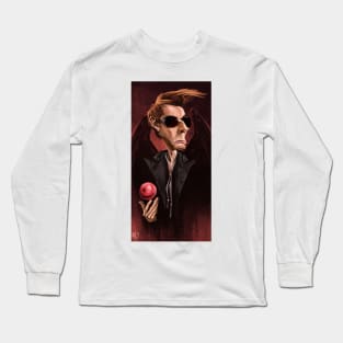 Crowley with wings Long Sleeve T-Shirt